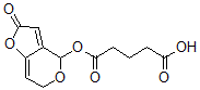 CAS 登录号：151681-59-3， 5-氧代-5-[(2-氧代-4,6-二氢呋喃并[3,2-c]吡喃-4-基)氧基]戊酸