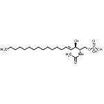 CAS 登录号：151729-55-4， (2S,3R,4E)-2-乙酰氨基-3-羟基-4-十八碳烯-1-基二氢磷酸酯