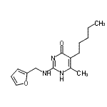 CAS#: 151733-97-0, 2-[(2-Furylmethyl)Amino]-6-Methyl-5-Pentyl-4(3H)-Pyrimidinone