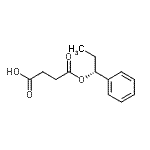 CAS#: 151763-66-5, 4-Oxo-4-[(1R)-1-Phenylpropoxy]Butanoic Acid