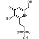 CAS#: 151778-99-3, 2-[3-Hydroxy-6-(Hydroxymethyl)-4-Oxo-1,4-Dihydro-2-Pyridinyl]Ethanesulfonic Acid