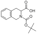 CAS 登录号：151838-62-9， N-(叔丁氧羰基)-1,2,3,4-四氢异喹啉-3-羧酸