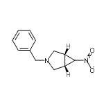 CAS 登录号：151860-16-1， (1R,5S)-3-苄基-6-硝基-3-氮杂双环[3.1.0]己烷