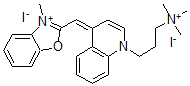 CAS#: 152068-09-2, Trimethyl-[3-[4-[(Z)-(3-Methyl-1,3-Benzoxazol-2-Ylidene)Methyl]Quinolin-1-Ium-1-Yl]Propyl]Azanium Diiodide