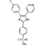 CAS 登录号：152121-46-5， 4-{4-(4-氟苯基)-2-[4-(甲基磺酰基)苯基]-1H-咪唑-5-基}吡啶