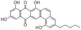 CAS#: 152175-75-2, 1,7,9,11-Tetrahydroxy-3-Pentyl-Benzo(a)Naphthacene-8,13-Dione