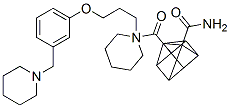 CAS#: 152191-51-0, 4-(Piperidine-1-Carbonyl)-N-[3-[3-(Piperidin-1-Ylmethyl)Phenoxy]Propyl]Cubane-1-Carboxamide