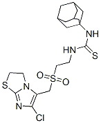 CAS 登录号：152218-06-9， 1-(1-金刚烷基)-3-[2-[(6-氯-2,3-二氢咪唑并[2,3-b][1,3]噻唑-5-基)甲硫基]乙基]硫脲