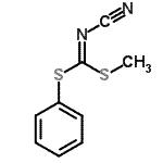 CAS 登录号：152381-91-4， 甲基苯基氰基碳o二硫代亚氨酸酯