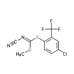 CAS#: 152382-23-5, 4-Chloro-2-(Trifluoromethyl)Phenyl Methyl Cyanocarbonodithioimidate
