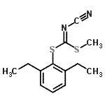 CAS 登录号：152382-31-5， 2,6-二乙基苯基甲基氰基碳o二硫代亚氨酸酯