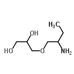 CAS 登录号：152398-96-4， 3-(2-氨基丁氧基)-1,2-丙烷二醇