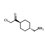 CAS 登录号：152438-03-4， 1-[反式-4-(氨基甲基)环己基]-2-氯乙烷酮