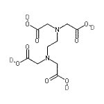 CAS 登录号：15251-22-6， 2,2',2'',2'''-(1,2-乙二基二次氮基)四(O-<sup>2</sup>H)乙酸