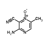 CAS 登录号：152569-02-3， 3-氨基-6-甲基-2-吡嗪甲腈1-氧化物