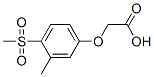 CAS 登录号：15267-77-3， 2-(3-甲基-4-甲基磺酰基-苯氧基)乙酸
