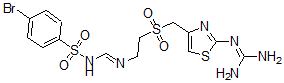 CAS#: 152675-29-1, N-(4-Bromophenyl)Sulfonyl-N'-[2-[[2-(Diaminomethylideneamino)-1,3-Thiazol-4-Yl]Methylsulfonyl]Ethyl]Methanimidamide
