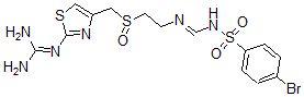 CAS 登录号：152675-30-4， N-(4-溴苯基)磺酰基-N'-[2-[[2-(二氨基亚甲基氨基)-1,3-噻唑-4-基]甲基亚磺酰]乙基]甲脒