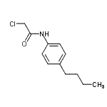 CAS 登录号：1527-62-4， N-(4-丁基苯基)-2-氯乙酰胺