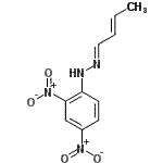 CAS 登录号：1527-96-4， (1E)-1-[(2E)-2-丁烯-1-亚基]-2-(2,4-二硝基苯基)肼