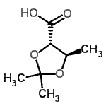 CAS 登录号：152786-08-8， (4S,5R)-2,2,5-三甲基-1,3-二氧戊环-4-羧酸