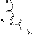 CAS 登录号：152900-47-5， 甲基(2E)-3-[(乙氧羰基)氨基]-2-丁烯酸酯