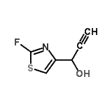 CAS#: 153027-99-7, 1-(2-Fluoro-1,3-Thiazol-4-Yl)-2-Propyn-1-Ol