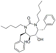 CAS#: 153181-48-7, (4R,5S,6S,7R)-5,6-Dihydroxy-1,3-Dipentyl-4,7-Bis(Phenylmethyl)-1,3-Diazepan-2-One