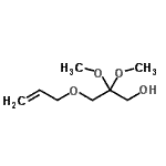 CAS 登录号：153214-83-6， 3-(烯丙氧基)-2,2-二甲氧基-1-丙醇