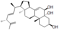 CAS#: 153229-20-0, (3S,5R,6R,9S,10R,13R,14R,17R)-17-[(2R,3E,5R)-5,6-Dimethylhepta-3,6-Dien-2-Yl]-10,13-Dimethyl-1,2,3,4,6,9,11,12,14,15,16,17-Dodecahydrocyclopenta[a]Phenanthrene-3,5,6-Triol