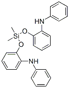 CAS 登录号：15325-29-8， 二甲基-二-(N-苯基氨基苯氧基)硅烷