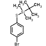 CAS#: 153312-70-0, [(4-Bromophenyl)Sulfanyl](Dimethyl)(2-Methyl-2-Propanyl)Silane