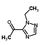 CAS 登录号：153334-25-9， 1-(1-乙基-1H-1,2,4-三唑-5-基)乙酮