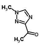 CAS 登录号：153334-38-4， 1-(1-甲基-1,2,4-三唑-3-基)乙酮