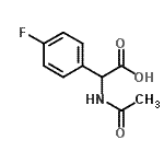 CAS 登录号：153381-37-4， 乙酰氨基(4-氟苯基)乙酸