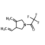 CAS#: 153391-89-0, 2,2,2-Trifluoro-1-(3-Methylene-4-Vinyl-1-Pyrrolidinyl)Ethanone