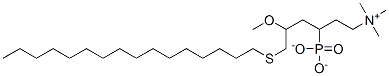CAS#: 153413-99-1, [(3S)-4-Hexadecylsulfanyl-3-Methoxybutyl]-(2-Trimethylazaniumylethoxy)Phosphinate