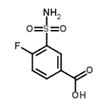 CAS#: 1535-45-1, 4-Fluoro-3-Sulfamoylbenzoic Acid