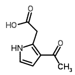 CAS 登录号：153602-58-5， (3-乙酰基-1H-吡咯-2-基)乙酸