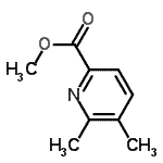 CAS 登录号：153646-64-1， 5,6-二甲基-2-吡啶甲酸甲酯