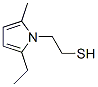 CAS 登录号：153686-88-5， 2-(2-乙基-5-甲基吡咯-1-基)乙硫醇