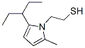 CAS 登录号：153686-90-9， 2-(2-甲基-5-戊烷-3-基吡咯-1-基)乙硫醇