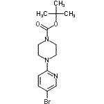 CAS 登录号：153747-97-8， 2-甲基-2-丙基4-(5-溴-2-吡啶基)-1-哌嗪羧酸酯