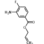CAS 登录号：153774-39-1， 烯丙基3-氨基-4-氟苯甲酸酯