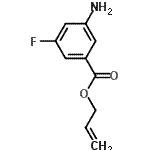 CAS 登录号：153775-48-5， 烯丙基3-氨基-5-氟苯甲酸酯