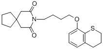 CAS 登录号：153804-28-5， 8-(4-硫代色满-8-基氧基丁基)-8-氮杂螺[4.5]癸烷-7,9-二酮