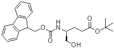 CAS 登录号：153815-59-9， (4S)-4-{[(9H-芴-9-基甲氧基)羰基]氨基}-5-羟基戊酸叔丁酯