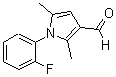 CAS#: 153881-54-0, 1-(2-Fluorophenyl)-2,5-Dimethyl-1H-Pyrrole-3-Carbaldehyde