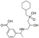 CAS 登录号：153994-81-1， 3-[1-[[3-(环己基甲基-羟基磷酰)-2-羟基丙基]氨基]乙基]苯甲酸