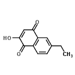 CAS#: 154028-30-5, 6-Ethyl-2-Hydroxy-1,4-Naphthoquinone